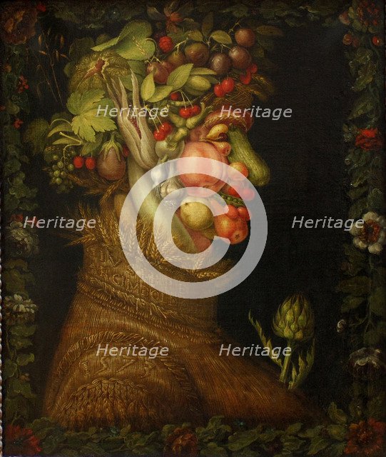 Summer, 1573. Artist: Arcimboldo, Giuseppe (1527-1593)