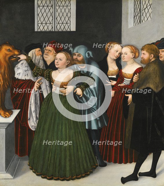 The Bocca della Verità (The Mouth of Truth), ca 1525-1528.