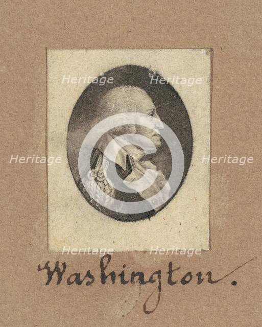 George Washington, c. 1800. Creator: Charles Balthazar Julien Févret de Saint-Mémin.