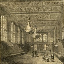 'Interior of Merchant Taylors' Hall', 1897. Creator: Unknown.