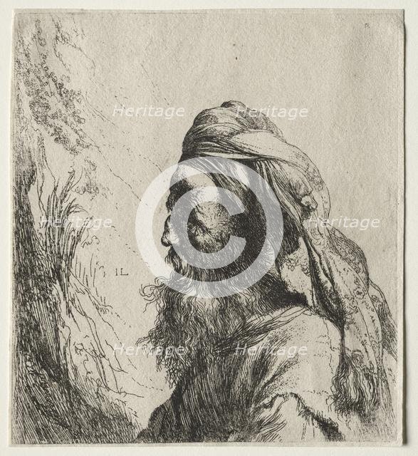 Head of an Oriental, 1600s. Creator: Jan Lievens (Dutch, 1607-1674).