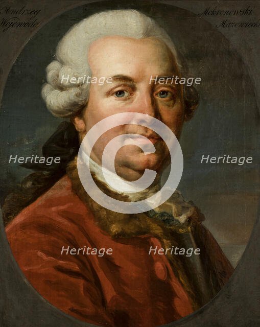 Portrait of Andrzej Mokronowski, c1850, between 1760-1770. Creator: Unknown.