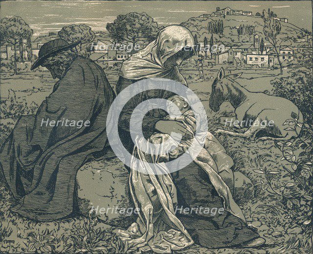 'Rest During the Flight into Egypt', c1897. Artist: Hans Thoma.