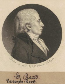 Joseph Reed, Jr., 1798. Creator: Charles Balthazar Julien Févret de Saint-Mémin.