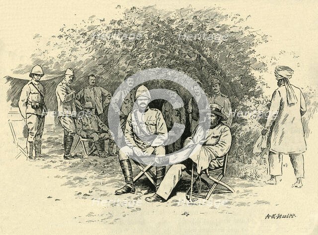 'After Paardeberg: General Cronje A Prisoner', February 1900, (c1900).  Creator: A.E. Huitt.