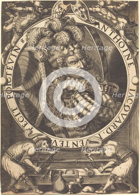 Self-Portrait (The Trade Card of Anthoine Jacquard). Creator: Antoine Jacquard.