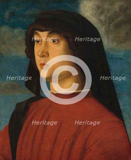 Portrait of a Young Man in Red, c. 1480. Creator: Giovanni Bellini.