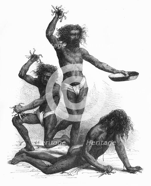 'Fakirs Wounding Themselves', c1891. Creator: James Grant.