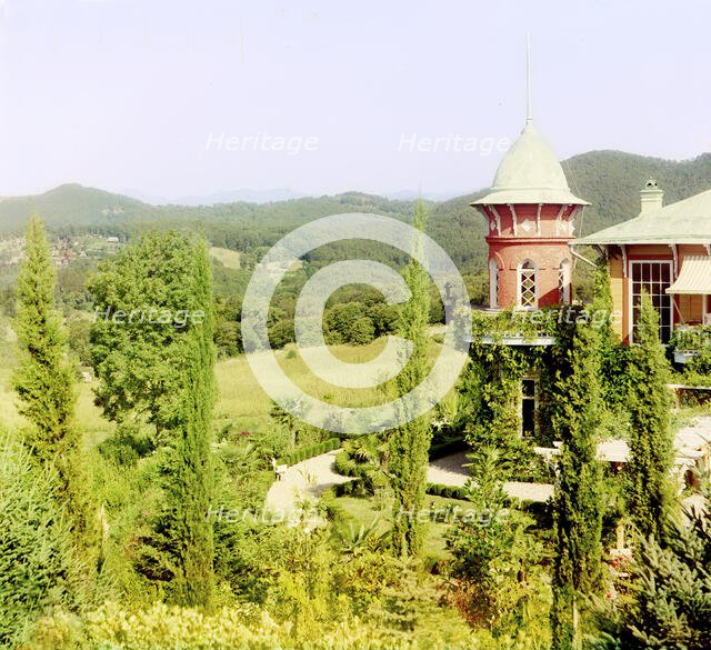 Corner of a dacha, between 1905 and 1915. Creator: Sergey Mikhaylovich Prokudin-Gorsky.