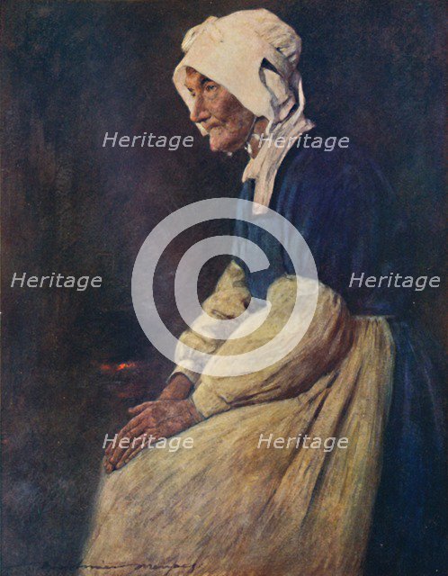 'A Breton Woman', 1903. Artist: Mortimer L Menpes.
