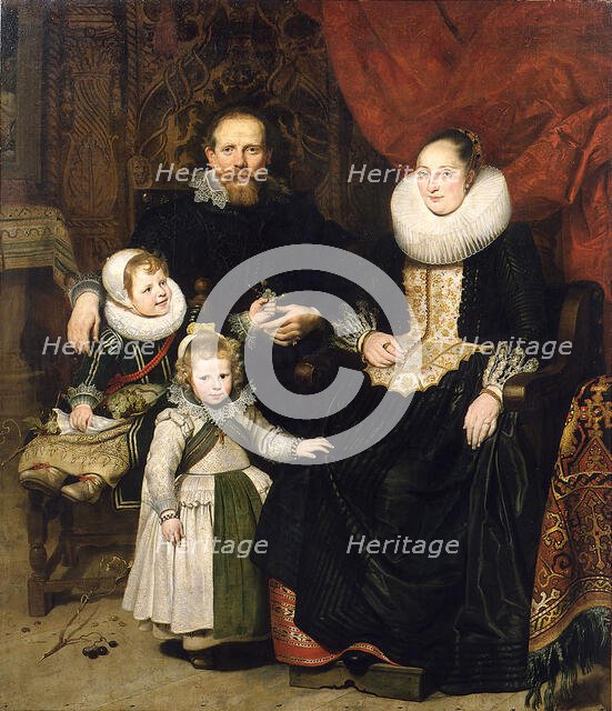 Self-Portrait with the Family, 1621. Creator: Vos, Cornelis de (1584-1651).