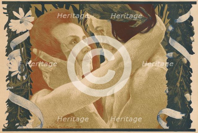 LÉnigme, 1898. Creator: Henri Bellery-Desfontaines (French, 1867-1910); Imprimerie Champenois.