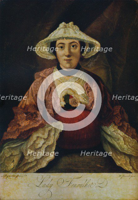 'Anne (nee Day), Lady Fenoulhet', c1760. Artist: Richard Purcell.