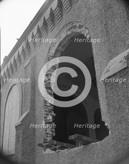 Church being wrecked on Independence Avenue, Washington, D.C, 1942. Creator: Gordon Parks.