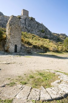 A minaret in Acrocorinth, Greece. Artist: Samuel Magal