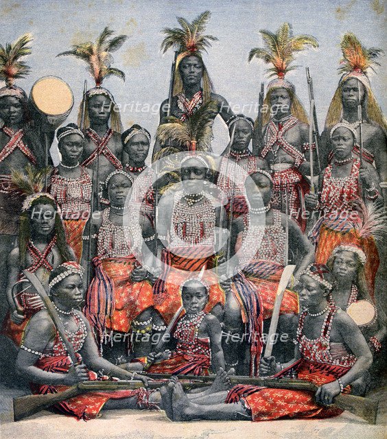Amazonian warriors, 1891. Artist: Unknown
