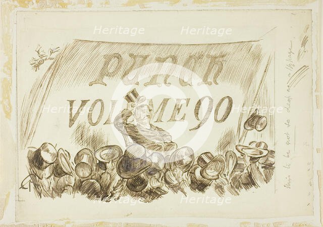 Study for Punch, Volume 90, 1886. Creator: Charles Samuel Keene.