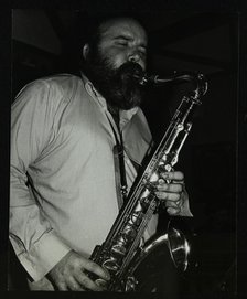 Saxophonist Don Weller playing at The Bell, Codicote, Hertfordshire, 28 October 1980. Artist: Denis Williams