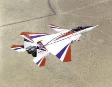 F-15B ACTIVE with Thrust Vectoring Nozzles, 1997. Creator: Carla Thomas.