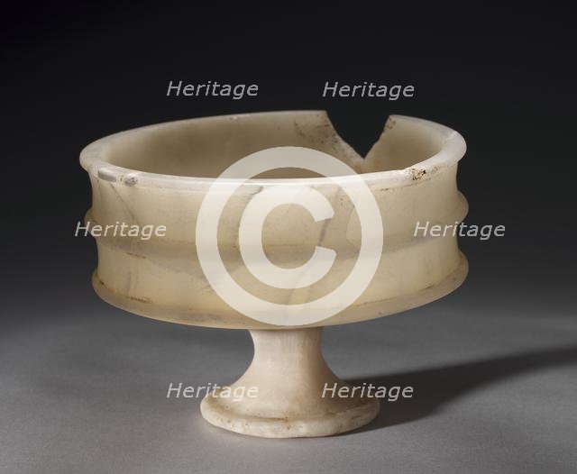 Ribbed Bowl (Tazza), 1391-1337 BC. Creator: Unknown.