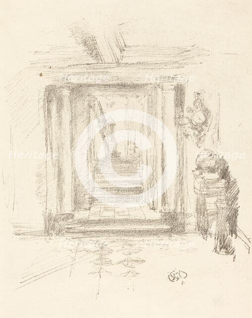 Staircase, 1891. Creator: James Abbott McNeill Whistler.