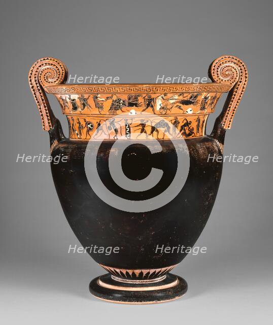 Attic Black-Figure Volute Krater, 510-500 BC. Creator: Leagros Group.
