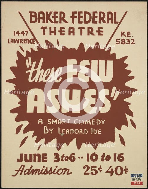 These Few Ashes, Denver, 1937. Creator: Unknown.