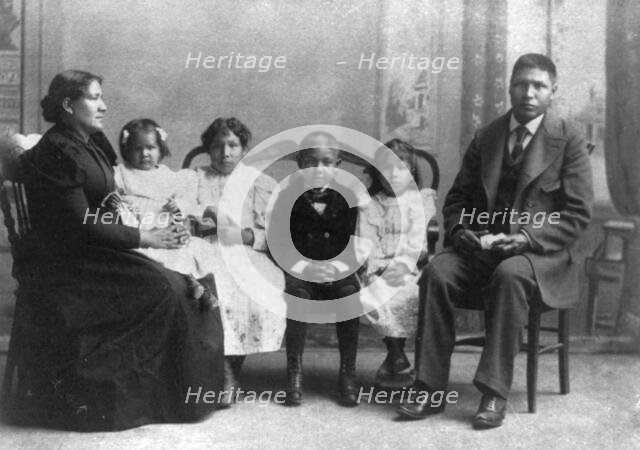 Hampton Institute, Hampton, Va. - children of Indian students educated at Hampton..., 1899 or 1900. Creator: Frances Benjamin Johnston.