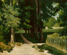 The Avenue at the Jas de Bouffan, 1869-1870. Artist: Cézanne, Paul (1839-1906)