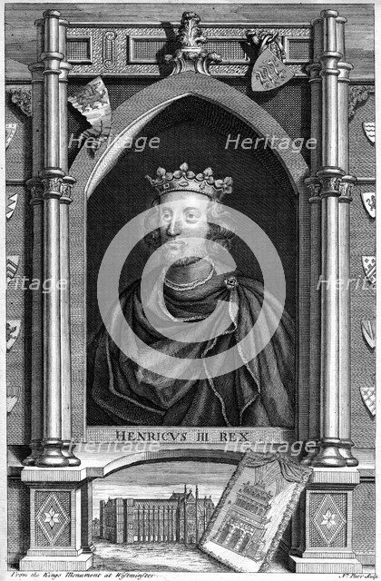 Henry III, King of England.Artist: Nathaniel Parr