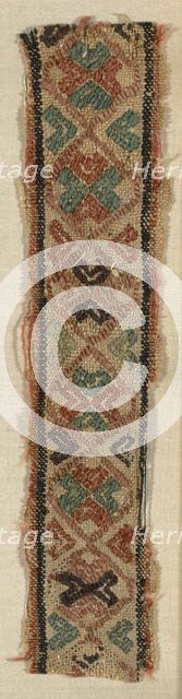 Border, Egypt, Roman period (30 B.C.- 641 A.D.), 5th/6th century. Creator: Unknown.