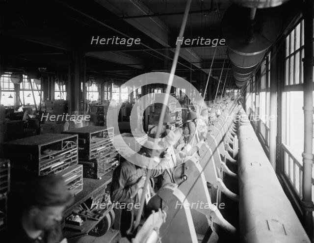 Polishing department, National Cash Register [Company], Dayton, Ohio, (1902?). Creator: Unknown.