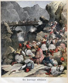'An Albanian marriage', 1892. Artist: Unknown