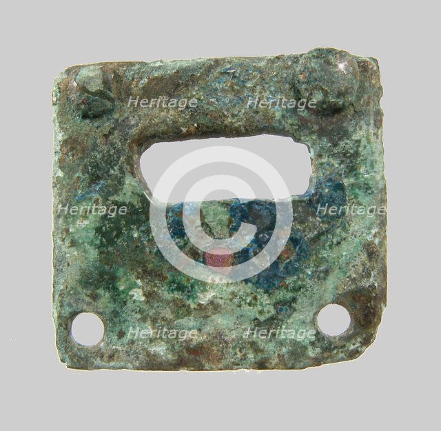 Plaque, Frankish, middle of 6th century. Creator: Unknown.