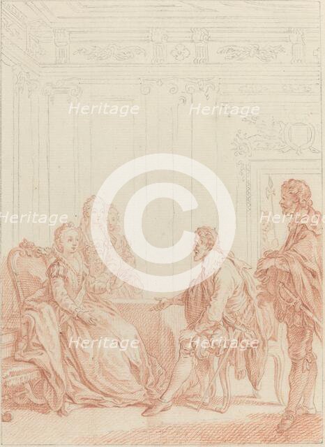Quoi! Vous servez Valois.... Creator: Hubert Francois Gravelot.