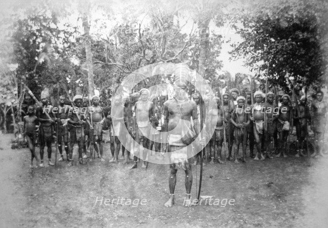 Chief Natei, Nelua, 1892. Artist: Unknown