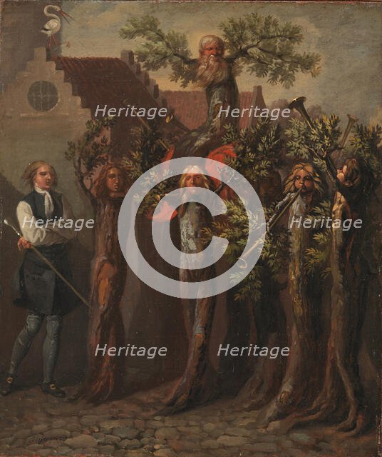 The Triumph of a Potuan, whose Reform Proposal has been Approved, 1785-1787. Creator: Nicolai Abraham Abildgaard.