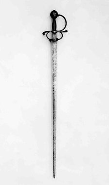 Rapier of Emperor Charles V, Italian, Milan, ca. 1540. Creators: Francesco Negroli, Filippo Negroli, Giovan Battista Negroli.