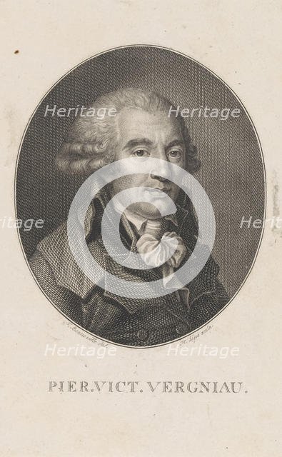 Pierre Victurnien Vergniaud (1753-1793), c. 1800. Creator: Bonneville, François (active 1787-1802).