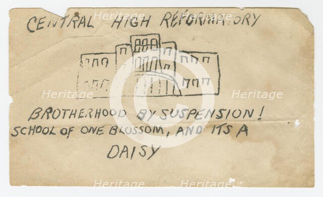 Mimeograph sheet with segregationist language, 1957-1959. Creator: Unknown.