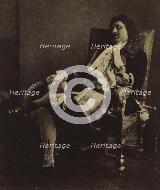 Mr. Leroux in the Role of Alceste in Le Misanthrope, mid-1850s. Creator: Julien Vallou de Villeneuve (French, 1795-1866).