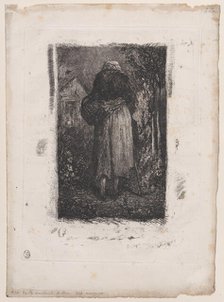 Old Beggar Woman, 1833-38. Creator: Alexandre Gabriel Decamps.