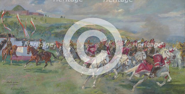 Feast-Day of the Polish Cavalry, 1934. Creator: Wojciech Kossak.
