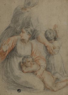 Woman and Children, n.d. Creator: After Raffaello Sanzio, called Raphael  Italian, 1483-1552.