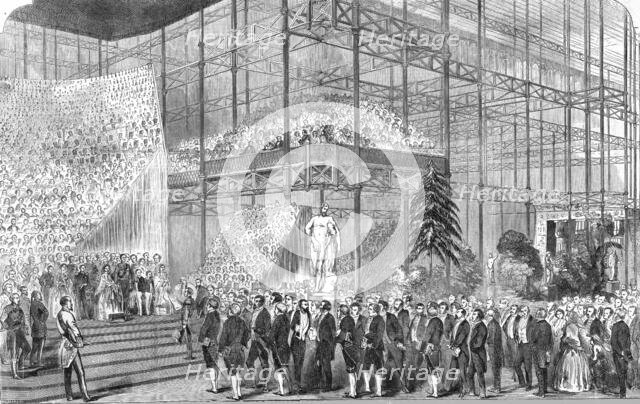 'Opening of the Crystal Palace, Sydenham, by Her Majesty, on the 10th of June, 1854', 1854. Creator: Unknown.