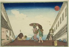 Kasumigaseki, from the series "Famous Places in the Eastern Capital (Toto meisho)", c. 1832/33. Creator: Utagawa Kuniyoshi.