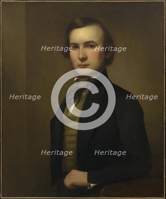 George Henry Durrie Self-Portrait, 1843. Creator: George Henry Durrie.