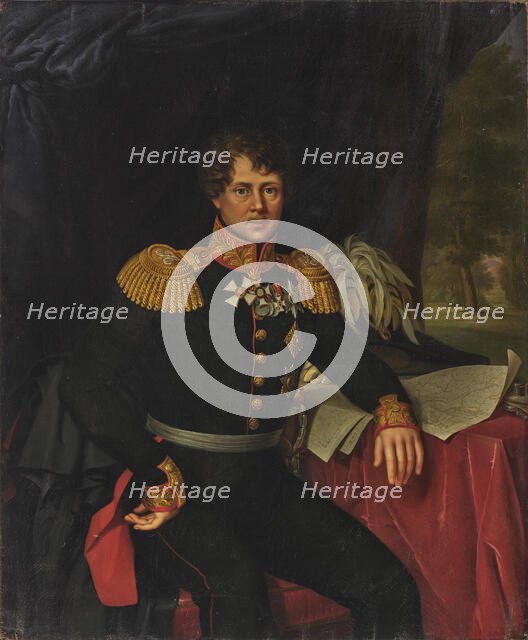 Portrait of Duke Eugen of Württemberg (1788-1857), 1836. Creator: Rothe, Carl (1810-1865).