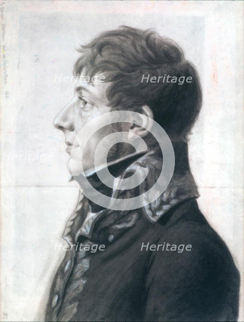 Jean-Victor Moreau, ca. 1806 or 1811. Creator: Charles Balthazar Julien Févret de Saint-Mémin.