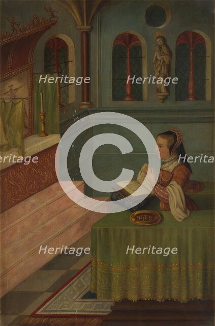 Queen Mary blessing cramp rings. Creator: Henry Hayman.